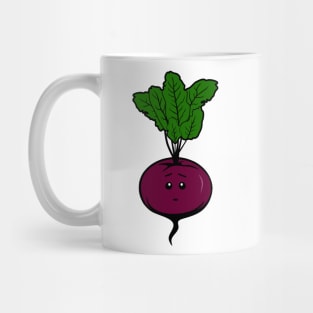 Nervous Beet Sips Tea Party Series Mug